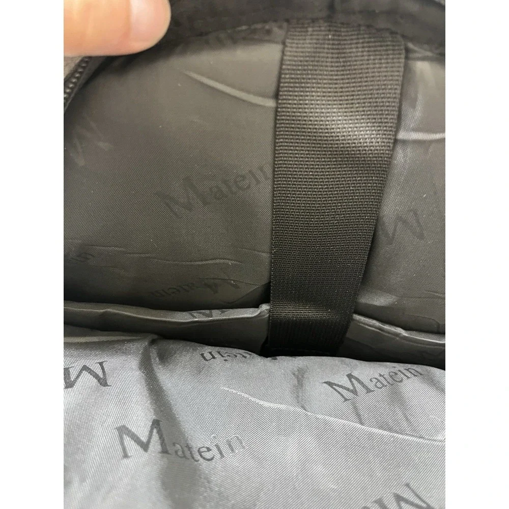 Matein Travel Laptop Backpack Gray Polyester USB Port New Lifetime Warranty